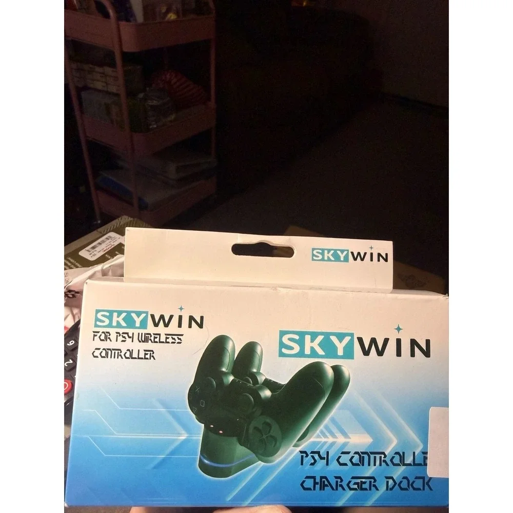 Skywin PS4 Controller Dual Charging Dock Station for Playstation 4 Wireless Cont